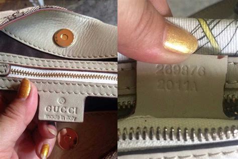 how to tell real from fake gucci|Gucci purses authenticity check.